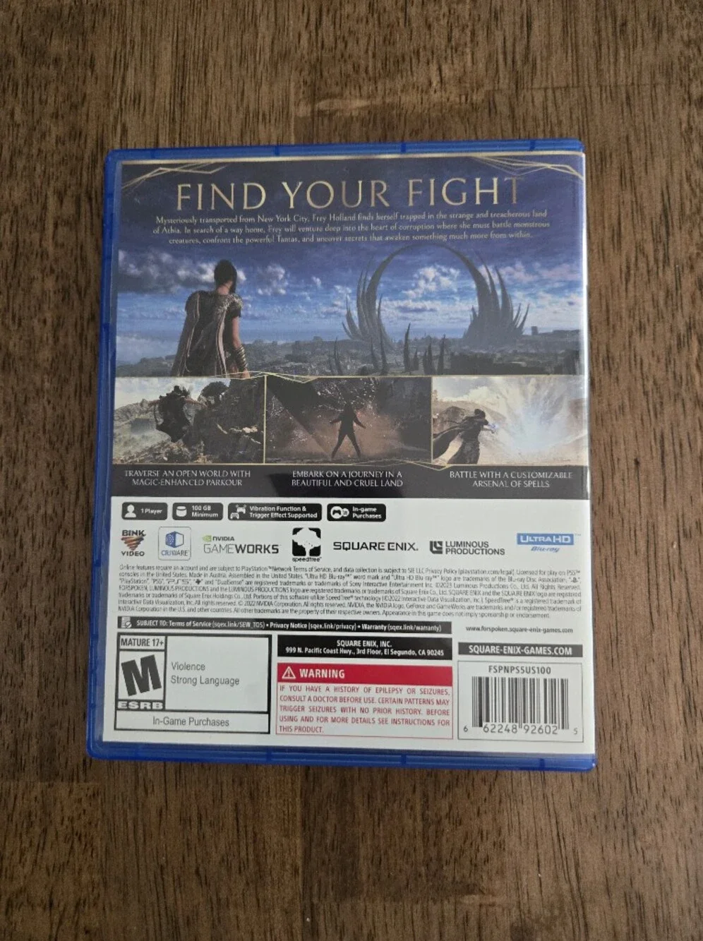 Square Enix Forspoken (Blue) - PS5 Video Game